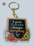 Teacher Appreciation Keychain