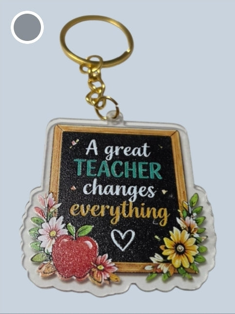 Teacher Appreciation Keychain