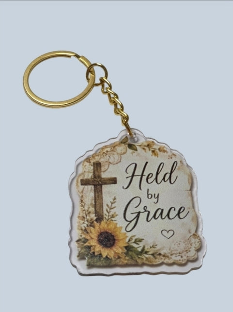 Sunflowers & Blessings Keychains