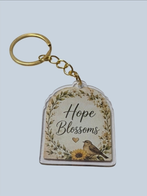 Sunflowers & Blessings Keychains